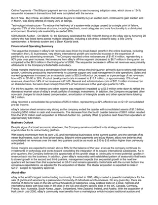 Ebay News 2001 4 19 Earnings