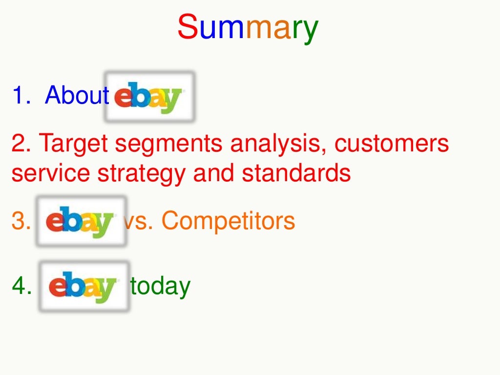 ebay Case Study