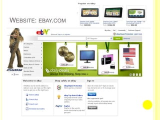 uBidHistory eBay was originally founded in San Jose, CA as AuctionWebOne of the first items sold on eBay was a broken laser pointer for $14.83. Astonished, Omidyar contacted the winning bidder to ask if he understood that the laser pointer was broken. In his responding email, the buyer explained: "I'm a collector of broken laser pointers."They officially changed their name to eBay in September 1997 after their growth which hosted 2,000,000 auctions 