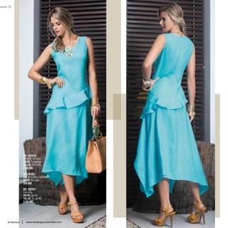 Ref. 425510
Vestido en Lino
Color: Turquesa
Tallas: XS-S-M-L
$169.990
Ref.363201
Set de Collar y aretes
Color: Dorado
$59.990
Ref. 303207
Calzado
Color: Camel
Tallas: 35 al 40
$109.990
32
kritterium www.katalogoscolombia.com
 