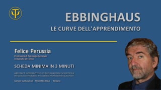 Ebbinghaus Curve di Apprendimento