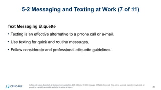 Text Message Work Language Effective Communication in the Digital Workplace: Emails, Memos, and ...