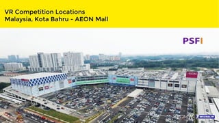 VR Competition Locations
Malaysia, Kota Bahru - AEON Mall
 