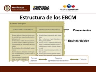 Estructura de los EBCM
Pensamientos

Estándar Básico

 