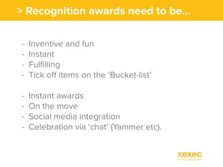 Xexec: Employee Recognition for the future workplace | PDF