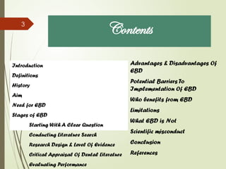 Evidence Based Dentistry-Dr Devina Pradhan | PPTX