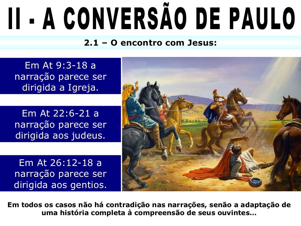 A Conversão de Paulo A Conversão de Paulo