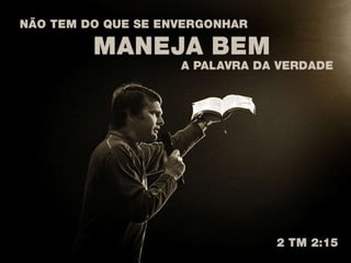 Lição 11 - O Presbítero, Bispo ou Ancião