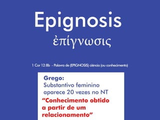 Lição 3 - Dons de Revelação