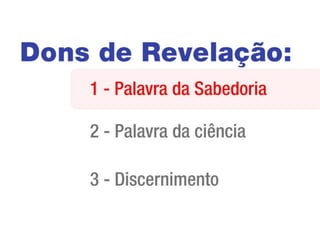 Lição 3 - Dons de Revelação