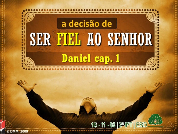 Aula EBD - Fidelidade ao Senhor