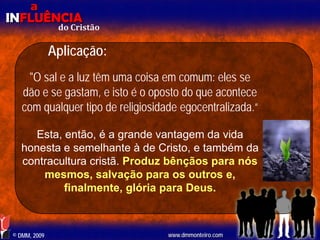 Aula EBD - Influência do Cristão