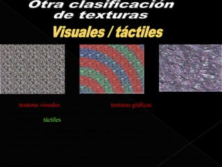 La texturas




Ejemplo de trabajo con texturas utilizando la técnica del frotado
 