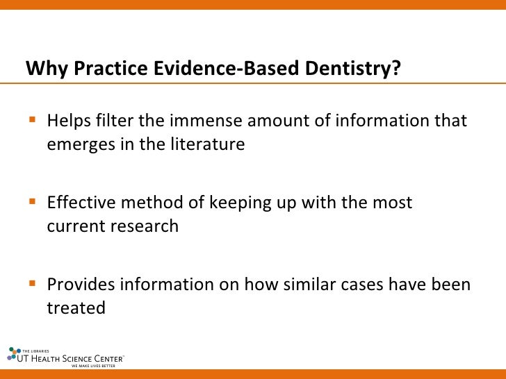 Module 2 EvidenceBased Dental Public Health