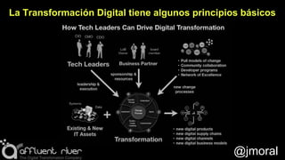 @jmoral
La Transformación Digital tiene algunos principios básicos
 