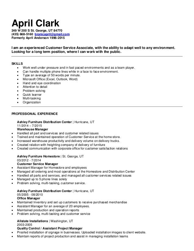 April Clark Resume 2016