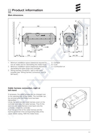 Eberspacher Airtronic D5 Technical Manual | PDF