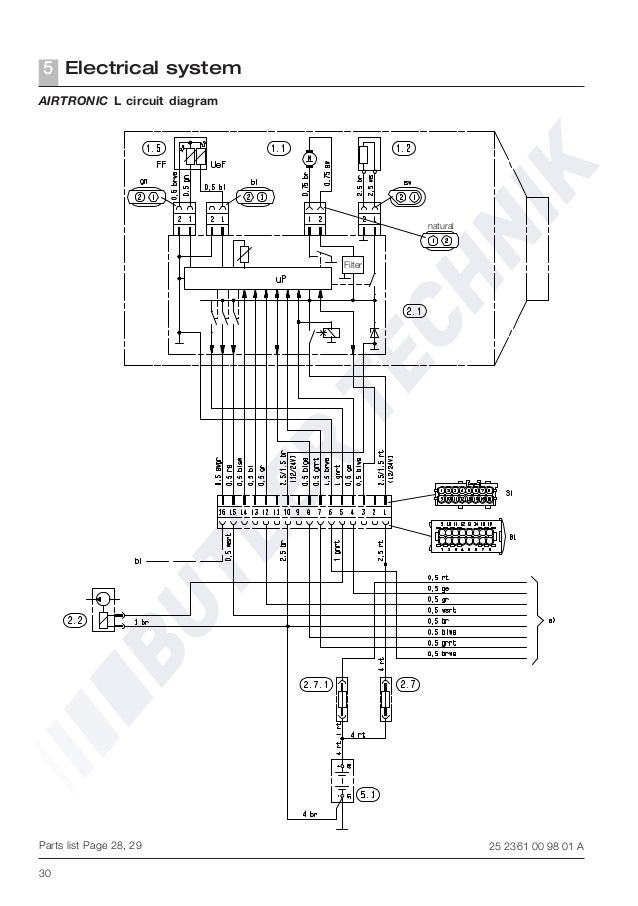 Eberspacher Airtronic D5 Technical Manual