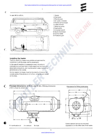 Eberspacher D3L/B3L Installation Manual