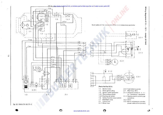 EBERSPACHER D5WZ WIRING DIAGRAM - Auto Electrical Wiring Diagram