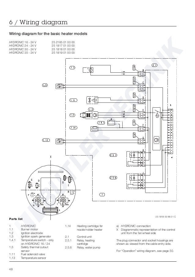 Eberspacher Hydronic 30 Workshop Manual