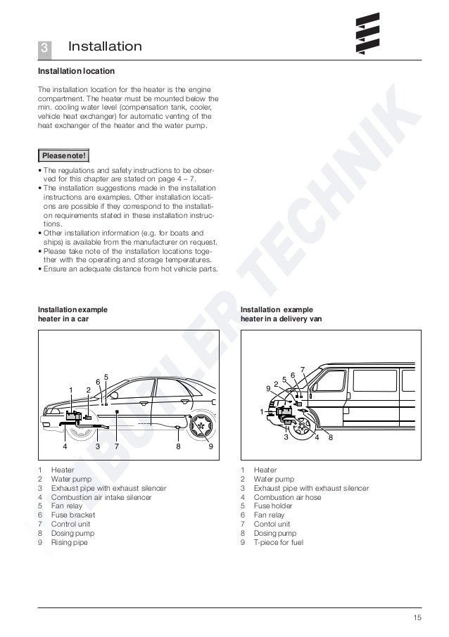 Hydronic b4wsc распиновка разъема