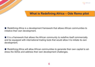 Developing Africa - Ode Remo Slide 6
