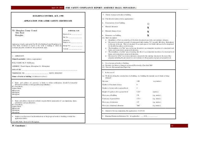 Fire Safety Compliance Report