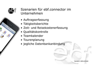 ebf connector für iPhone
