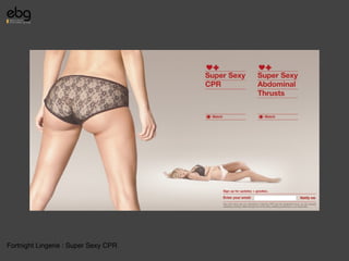Fortnight Lingerie : Super Sexy CPR
 
