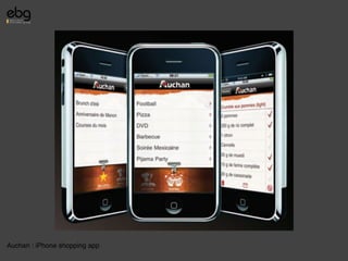 Auchan : iPhone shopping app
 