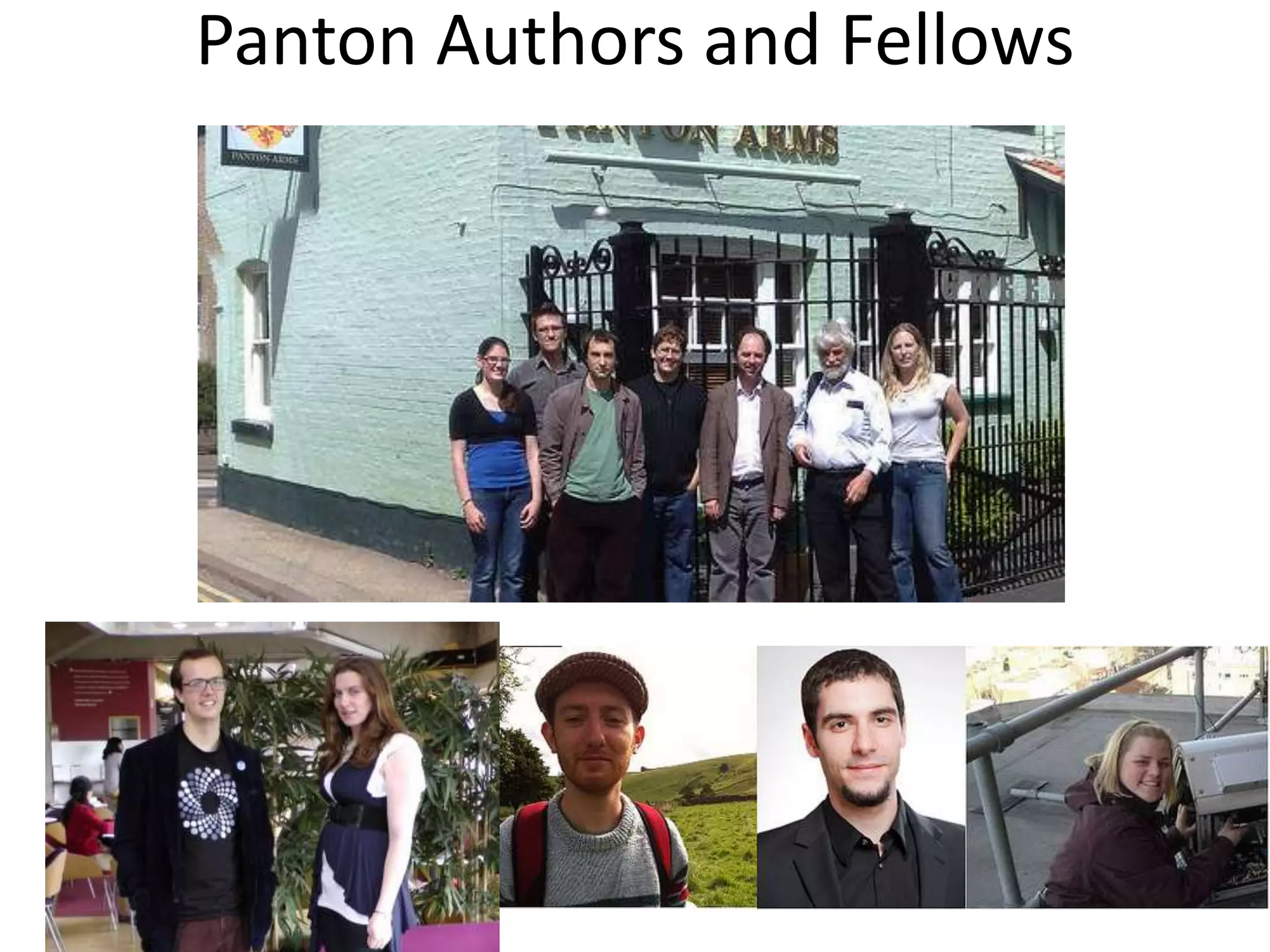Panton Authors and Fellows
 
