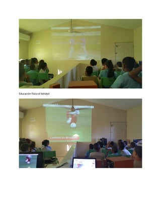 Educación física el béisbol