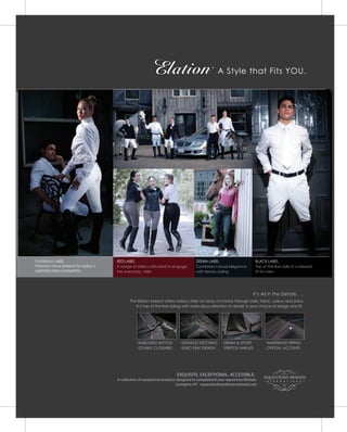 Elation Breeches from Equestrian Brands International