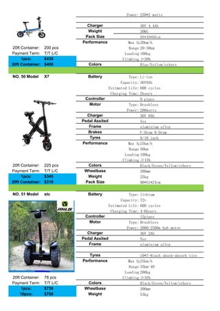 E bike catalogue | PDF