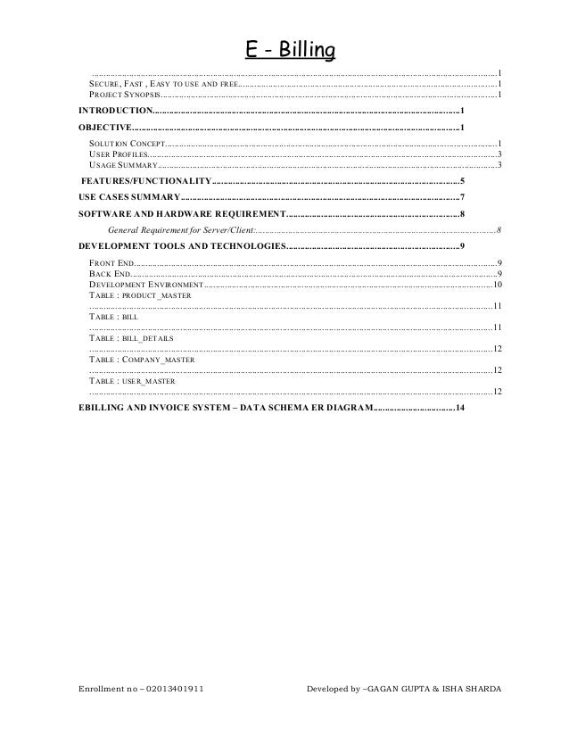 Ebilling Intro Page 1