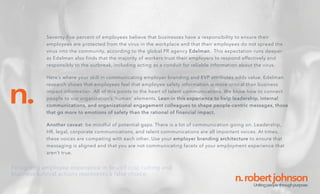 n.robertjohnsonUnitingpeoplethroughpurpose.
n.
Seventy-five percent of employees believe that businesses have a responsibi...