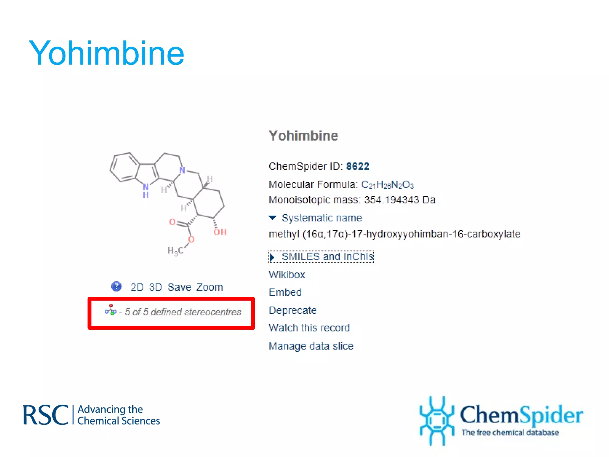 Yohimbine 