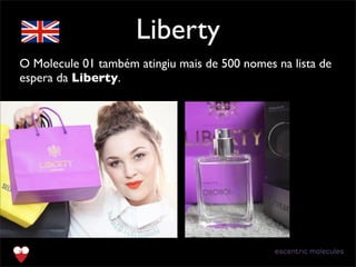 Liberty
O Molecule 01 também atingiu mais de 500 nomes na lista de
espera da Liberty.
 