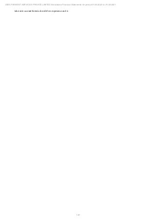 Ebix Payment Services Private Limited Fiscal Year End 2021 Financial Statements