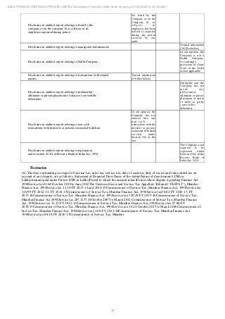 Ebix Payment Services Private Limited Fiscal Year End 2021 Financial Statements