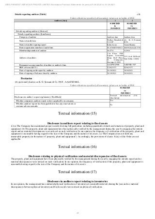 Ebix Payment Services Private Limited Fiscal Year End 2021 Financial Statements
