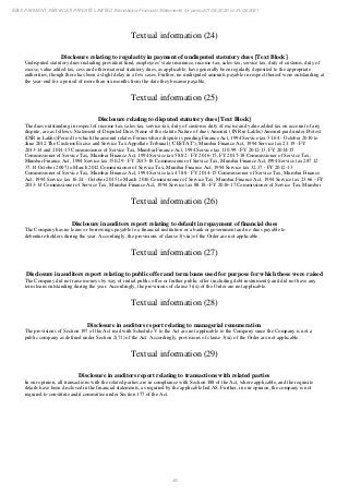 Ebix Payment Services Private Limited Fiscal Year End 2021 Financial Statements
