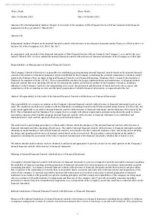 Ebix Payment Services Private Limited Fiscal Year End 2021 Financial Statements