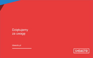 Dziękujemy
za uwagę
Ideacto.pl
 