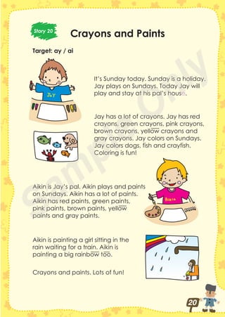 Fun Phonics Readers Book 1 | PDF