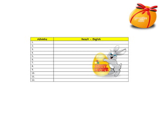 EBJ - EASTER Egg Hunt