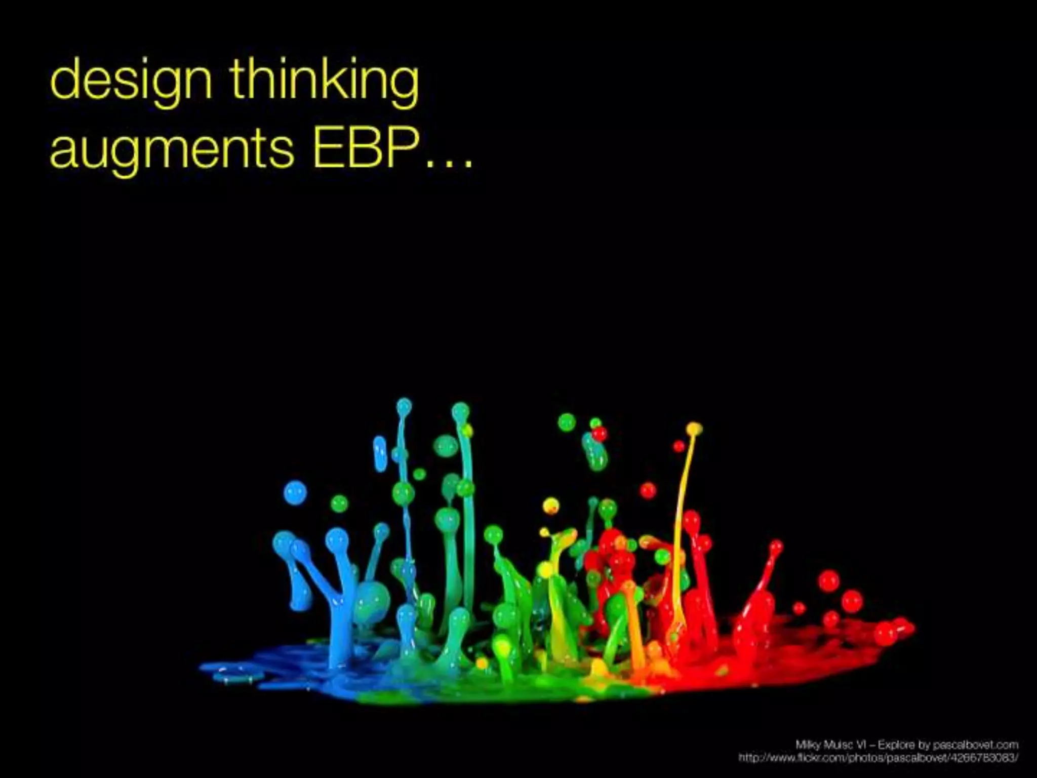 Redesigning evidence based practice for wicked problems