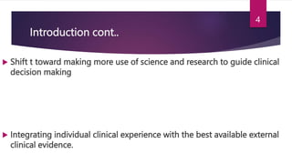 Evidence-based medicine in clinical pharmacy | PPTX
