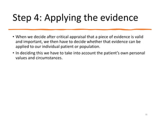 Evidence-based applicability in clinical setting | PDF